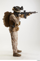  Photos Casey Schneider Paratrooper Pose 5 aiming gun standing whole body 0007.jpg